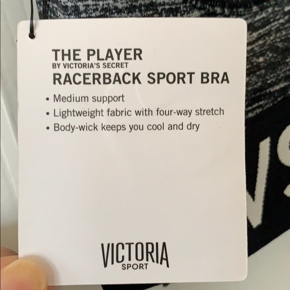 NWT VICTORIA’S SECRET VSX Marled Racerback Body-Wick Sports Bra - Picture 10 of 16
